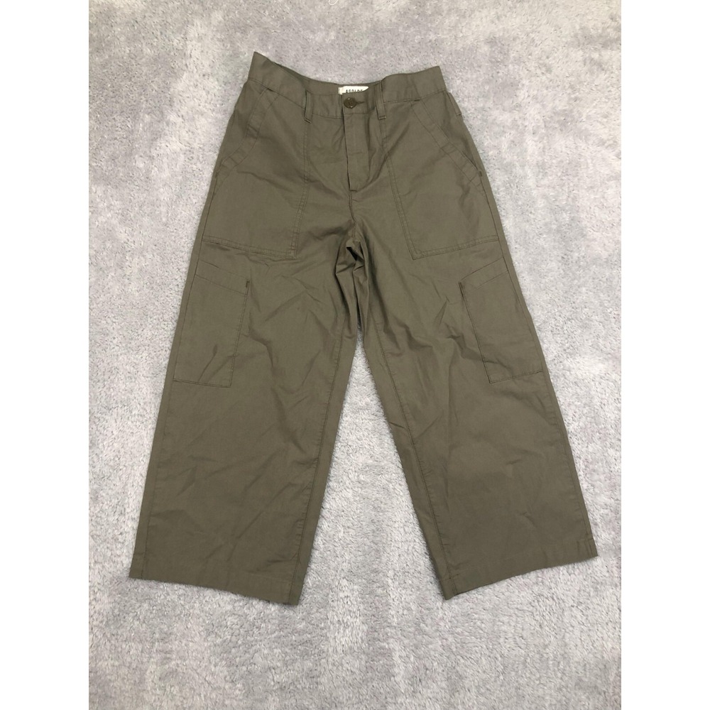 Agolde Cargo Pants Womens 27x22 Green Wide Leg Utility Cropped